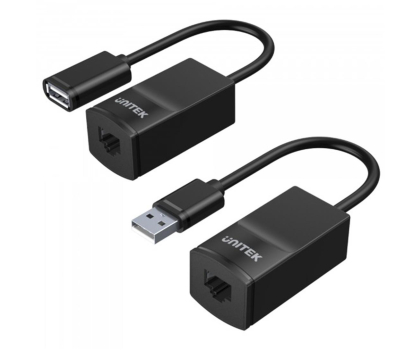 Przejściówka Unitek Przedłużacz USB po skrętce do 60m